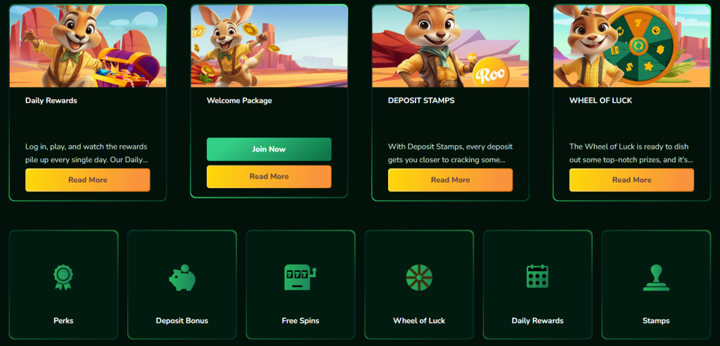 Roo Casino Bonuses