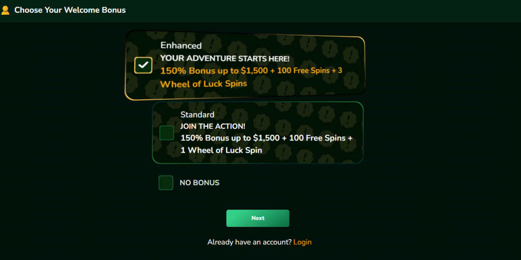 Roo Casino No Deposit Bonus